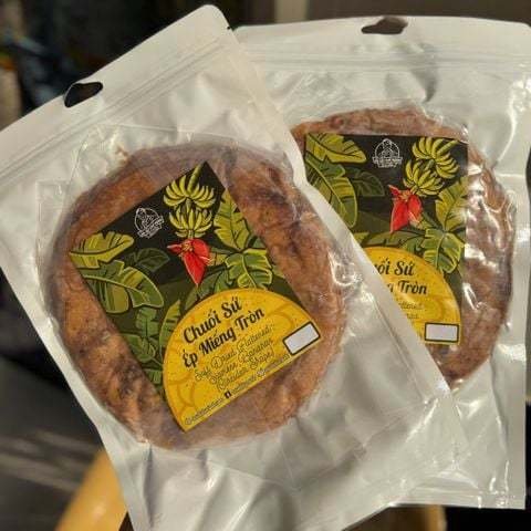 Chuối Sứ Ép Dẻo Bến Tre - Ăn Vặt Chú Mạnh
