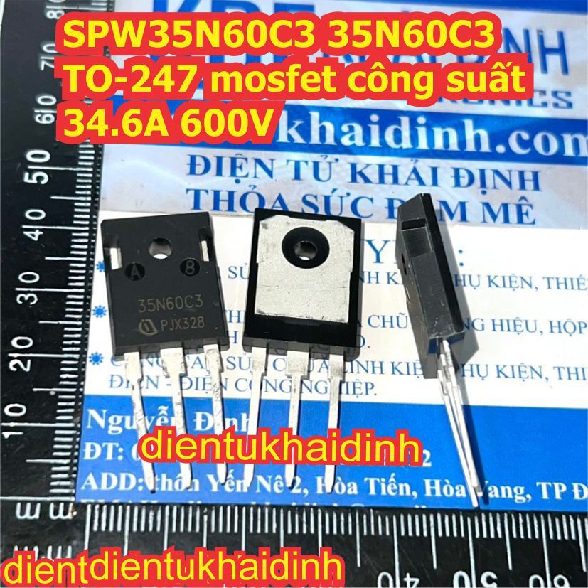 SPW35N60C3 35N60C3 35N60 SPW47N60C3 47N60C3 47N60 TO-247 mosfet công suất kênh N 600V kde0887