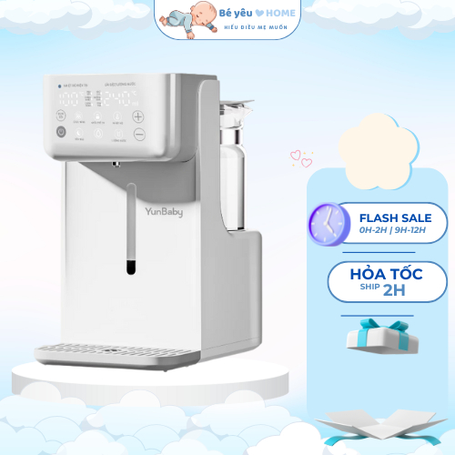 Máy Đun Nước Yunbaby X23 Chuẩn Nhiệt, Khử Clo, Bảo Hành 3 Năm