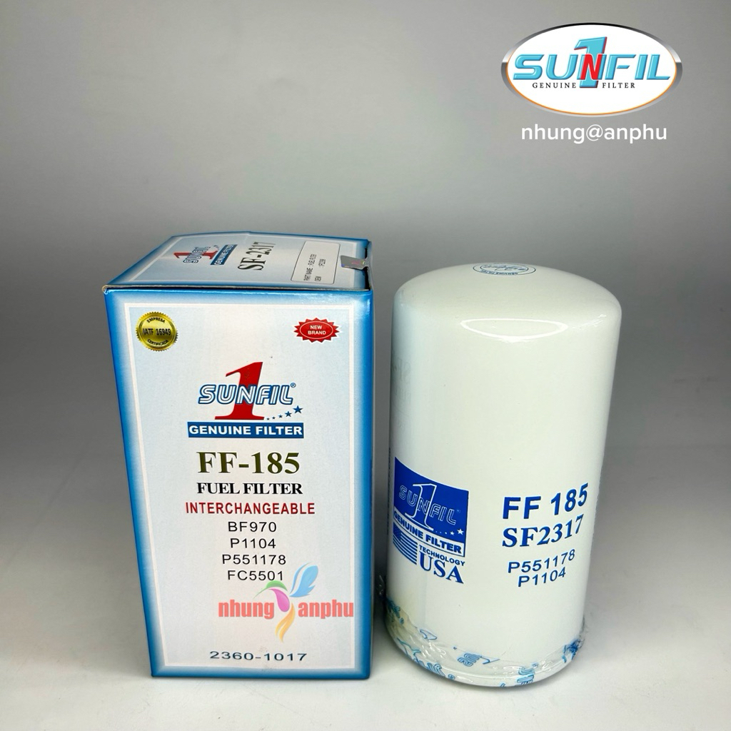 Lọc dầu FF-185 FC-5602 SF2317 FC-5501 FF185 JS1009 F-2299 FC-5 PC300, PC400-6, PC300-7, Hiitachi EX4