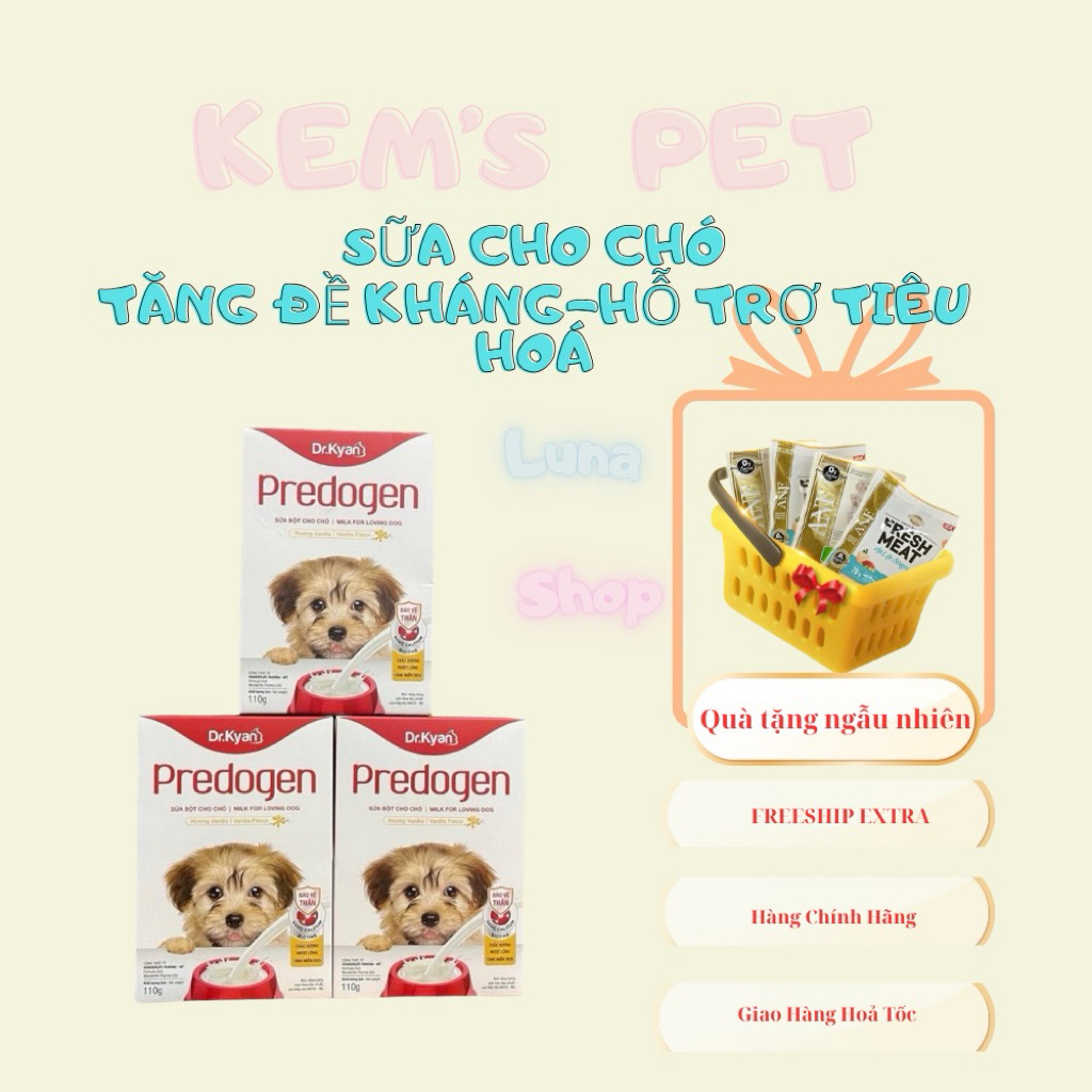 Sữa Predogen cho chó 110g