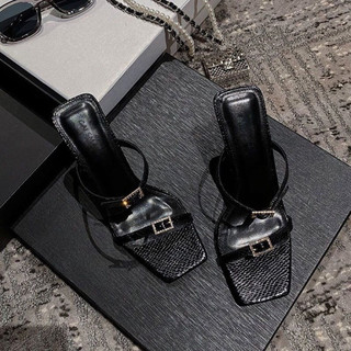 [ SẴN ] Giày sandal cao gót Tracy quai da sang chảnh hàng nội địa Trung cao cấp chất xịn đẹp êm chân
