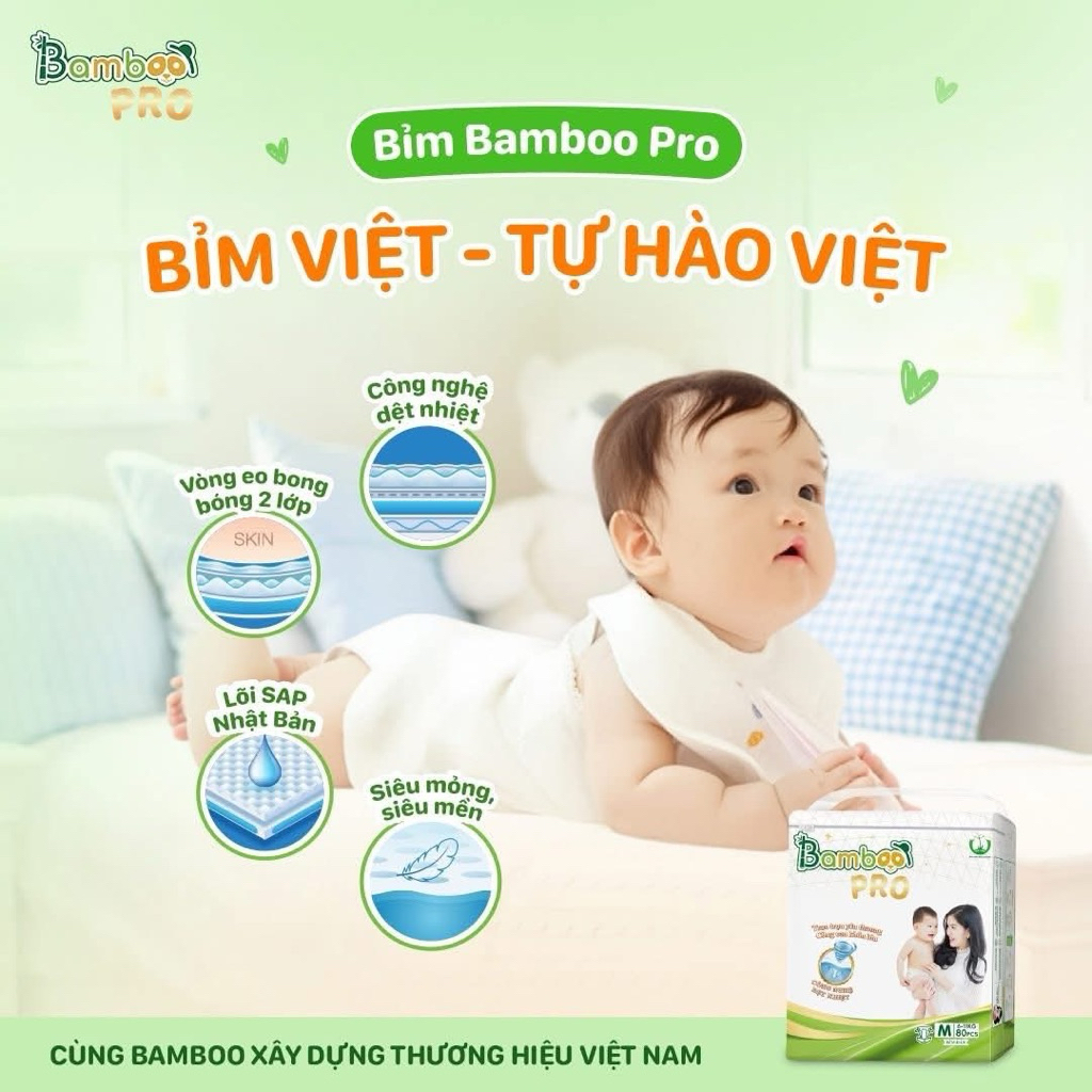 TÃ BỈM BAMBOO PRO SZ M