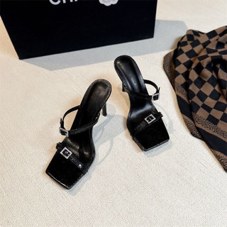 [ SẴN ] Giày sandal cao gót Tracy quai da sang chảnh hàng nội địa Trung cao cấp chất xịn đẹp êm chân