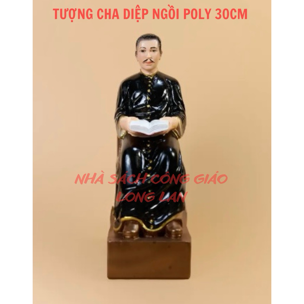 TƯỢNG CHA DIỆP NGỒI 25cm