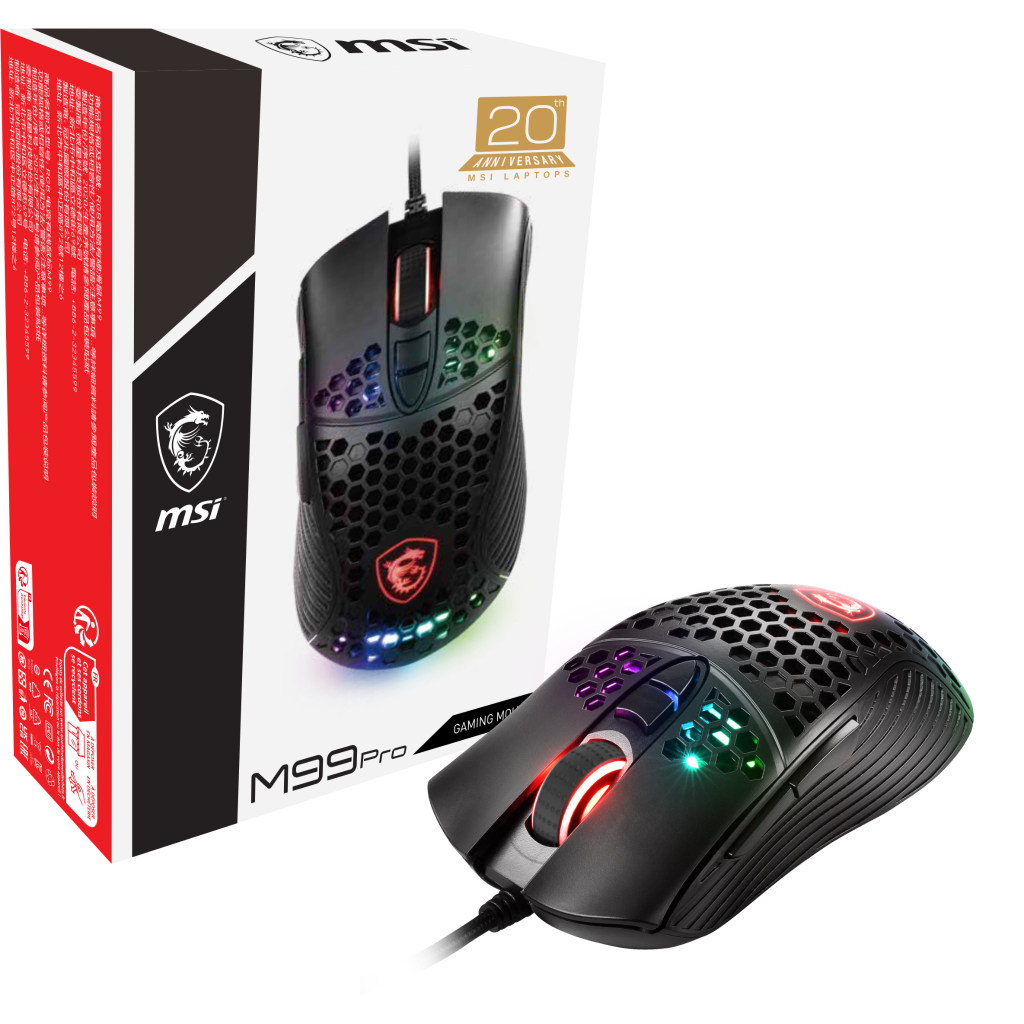 Chuột Gaming MSI M99 Pro 20th Hàng Chính Hãng FPT Phân Phối