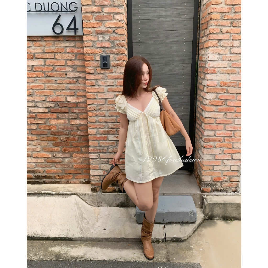 Esme Cream Dress -1998beforethedawn | BigBuy360 - bigbuy360.vn