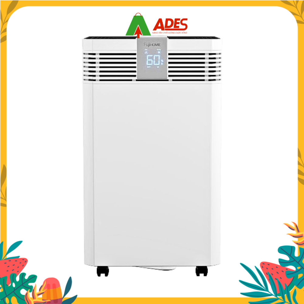 ✔️Máy hút ẩm công suất lớn 100m2 Fujihome DH60W-HEPA, công nghệ máy nén lọc không khí HEPA ION ✔️Hàn