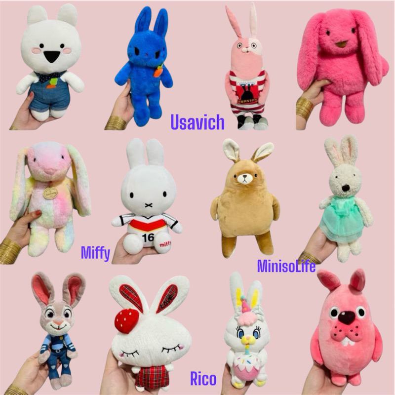 Gấu bông thỏ miffy quý tộc comforty rico