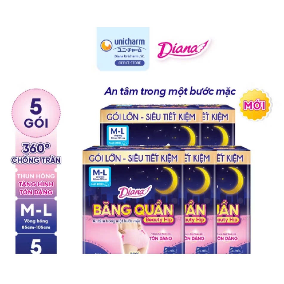 (Hoả tốc) 1O Miếng băng vệ sinh quần Dianna loại 1 chính hãng chống tràn size S-M, M-L