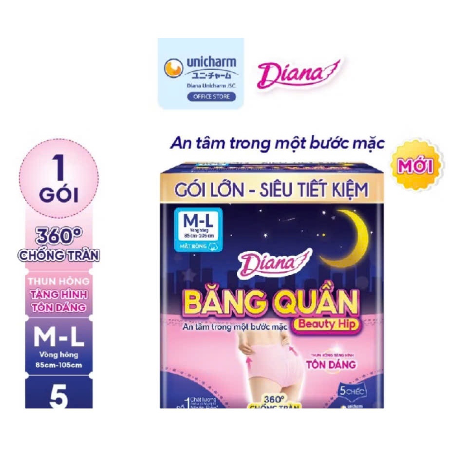 (Hoả tốc) 1O miếng băng vệ sinh quần Dianna chính hãng loại 1 chống tràn size S-M, M-L.