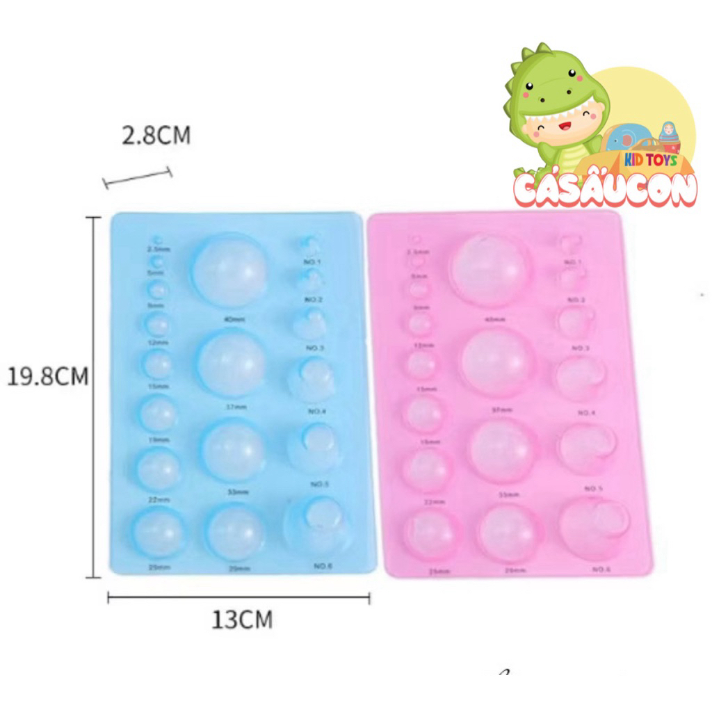 Khuôn nhựa đong đất sét DIY