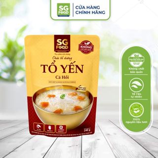 Cháo Bổ Dưỡng Ăn Liền SG Food Tổ Yến Cá Hồi 240g