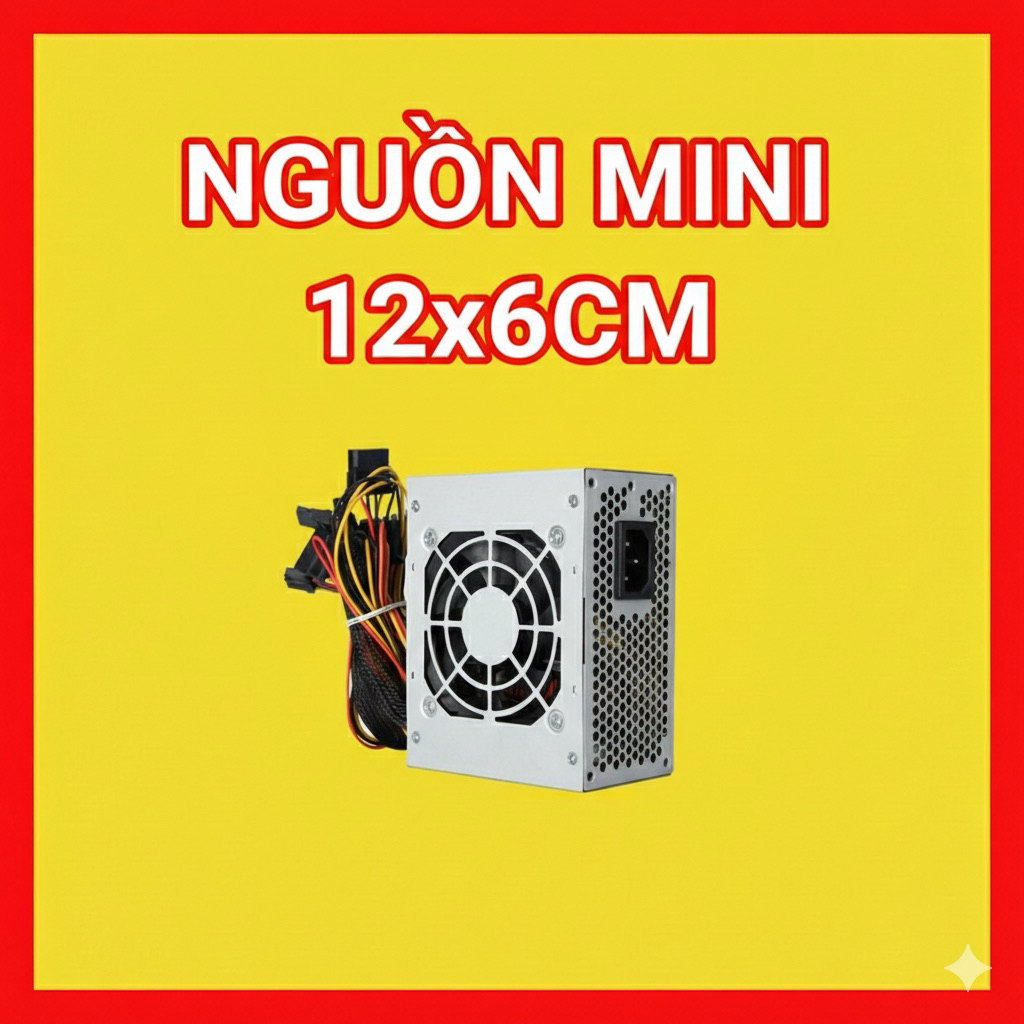 Nguồn mini 12cm x 6cm bóc máy cũ ok bảo hành 12 tháng