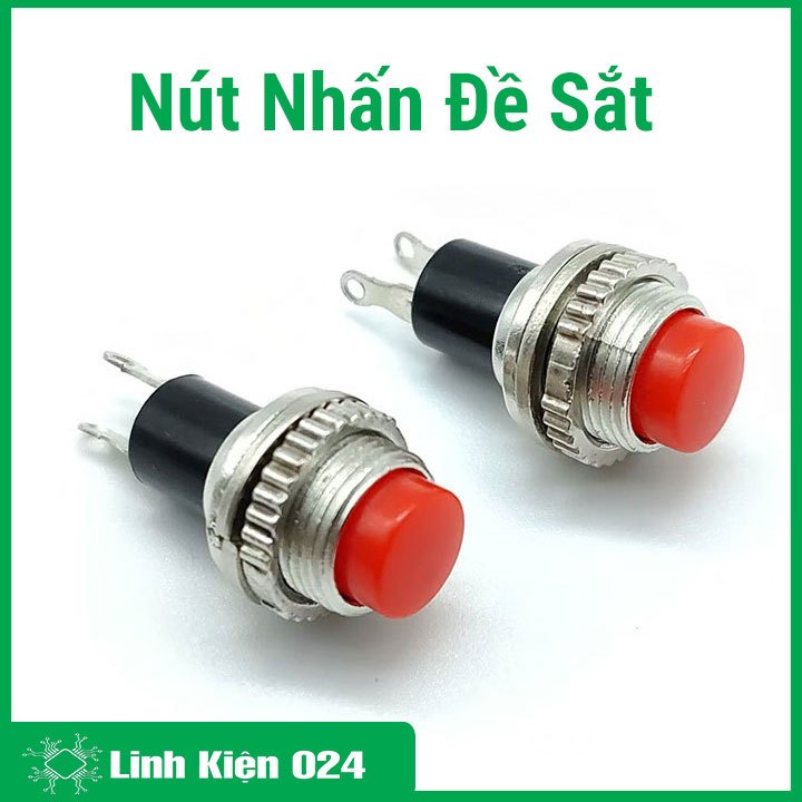 Nút Nhấn Đề 1 Vỏ Sắt Nhấn Nhả