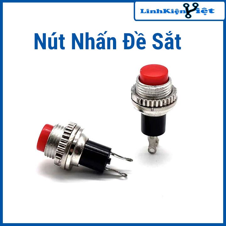 Nút Nhấn Đề 1 Vỏ Sắt Nhấn Nhả