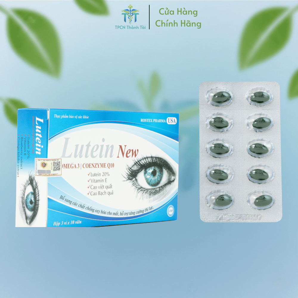 Viên uống bổ mắt LUTEIN NEW tăng cường thị lực – Hộp 30 viên