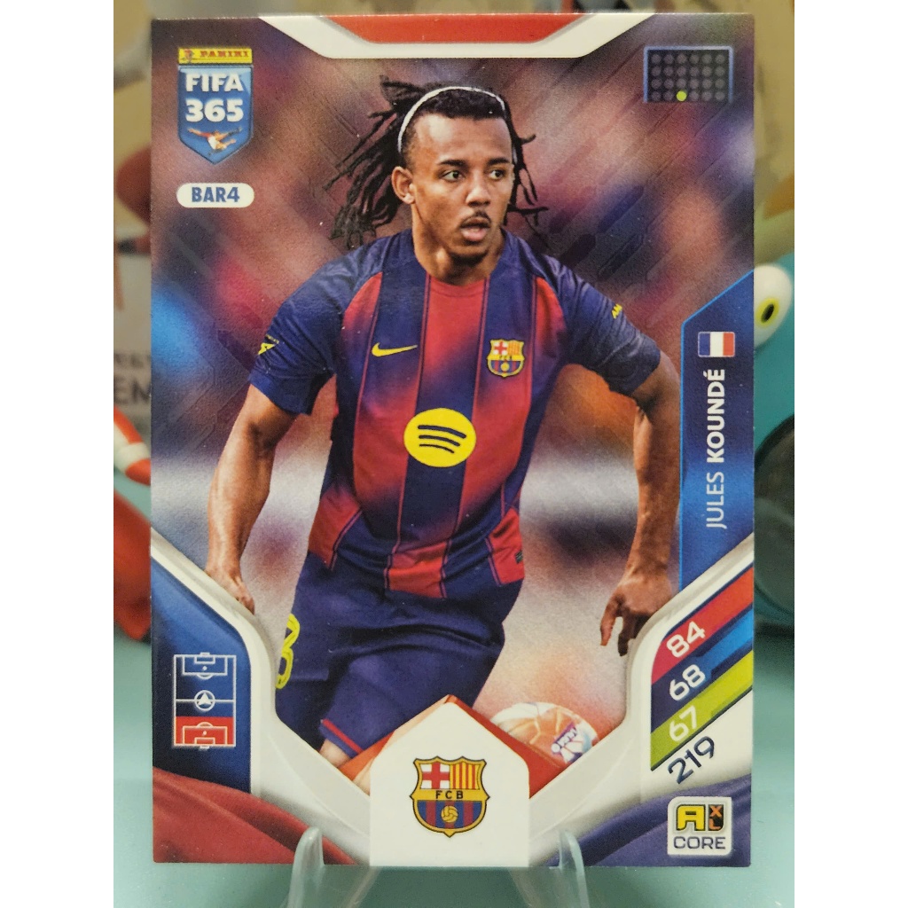 Thẻ Jules Kounde Panini 365 2025/2026 (FC Barcelona) (25/26) (Bóng Đá)