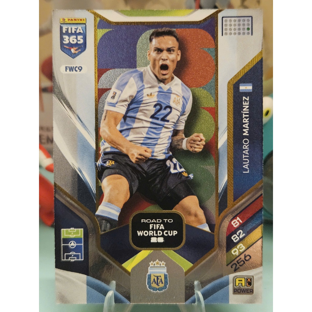 Thẻ ROAD TO WC Lautaro Martinez Panini 365 2025/2026 (Argentina) (25/26) (Bóng Đá)