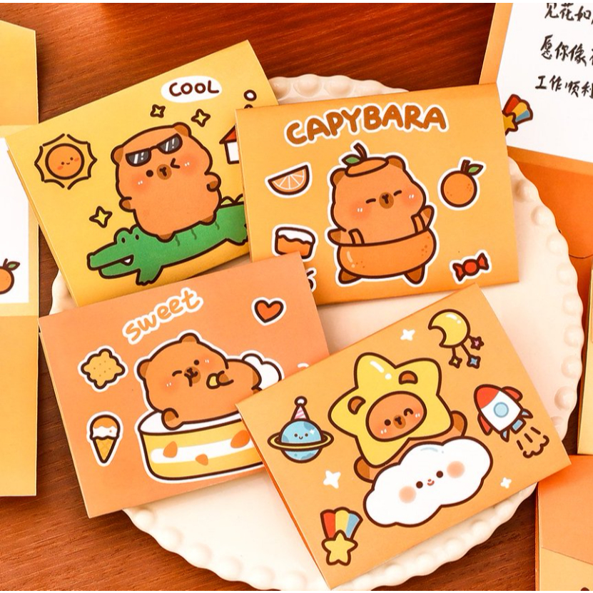 [Từ 2c giảm giá] Thiệp Hoạt Hình Cute