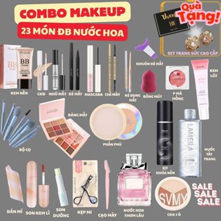 set mỹ phẩm đủ món, combo makeup, đủ các bước quà tặng cho bạn gái, dịp lễ, sinh nhật đi chơi