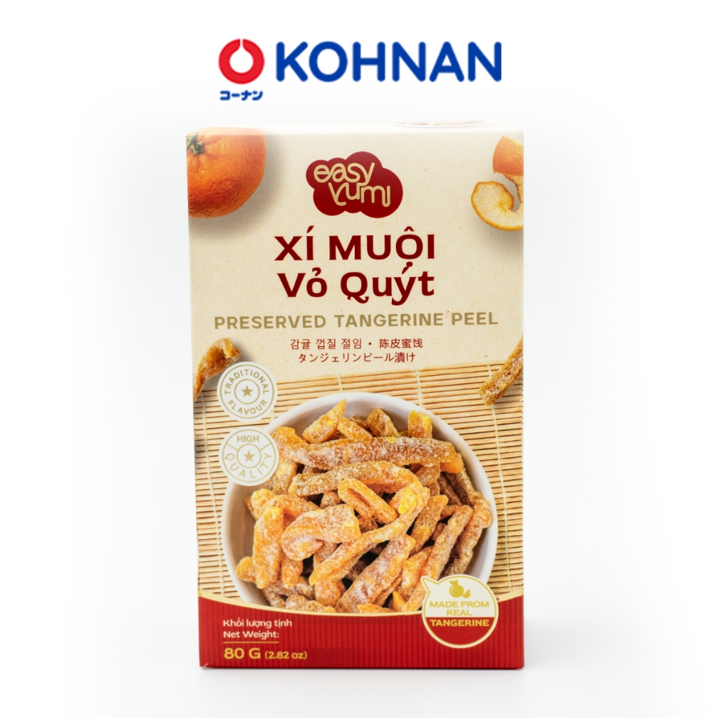 Xí muội vỏ quýt FARMERS MARKET hộp 80gr