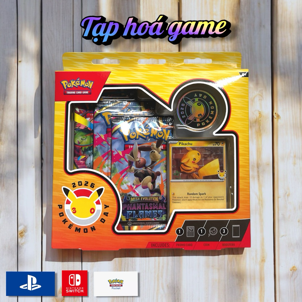 [ Chính hãng ] Pokemon TCG: Pokemon Day 2026 Collection