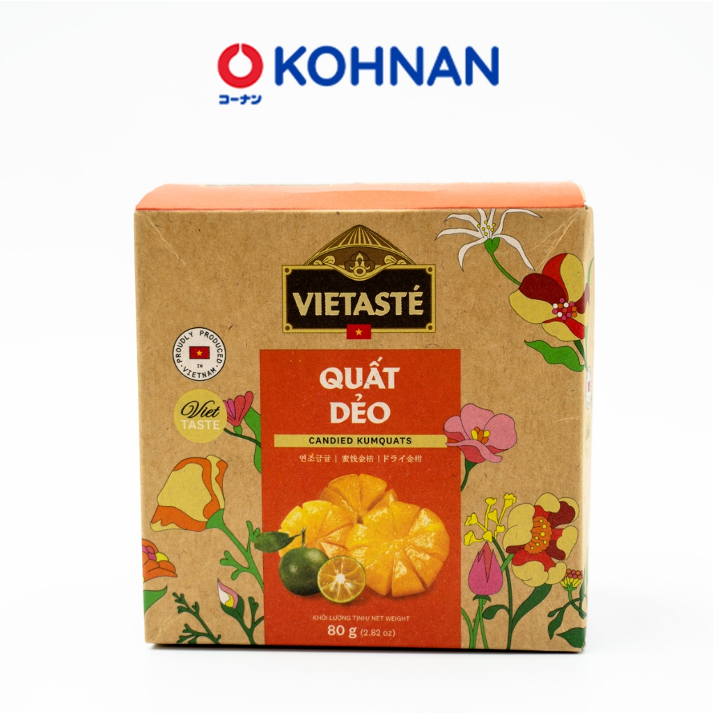 Quất dẻo FARMERS MARKET hương vị tự nhiên hộp 80gr