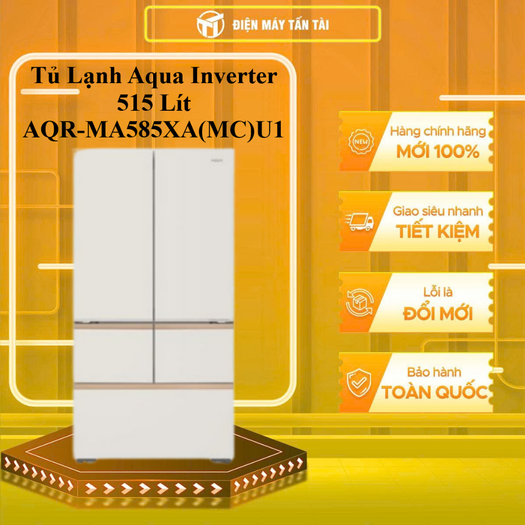 AQR-MA585XA(MC)U1 - Tủ Lạnh Aqua Inverter 515 Lít AQR-MA585XA(MC)U1 - GIAO TOÀN QUỐC