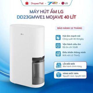 Máy hút ẩm LG DD23GMWE1 Mojave 40L Dual Inverter UVNano sấy quần áo điều khiển LG ThinQ