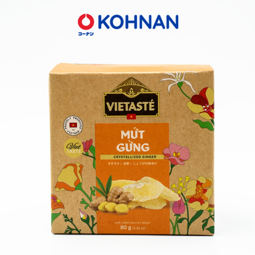 Mứt gừng FARMERS MARKET hộp 80gr