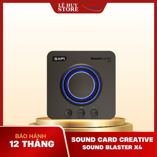Sound Card Creative Sound Blaster X4 - Hàng Chính Hãng