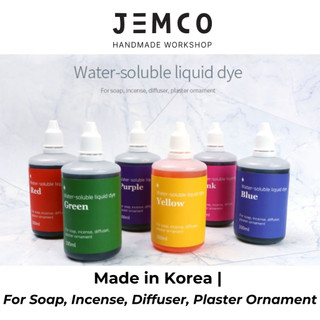 (20ml) Màu Chiết Làm Nước Hoa, Tinh Dầu Khuếch Tán, Nhang, Xà Phòng, Thạch Cao_Water-soluble Liquid Dye (Korea)