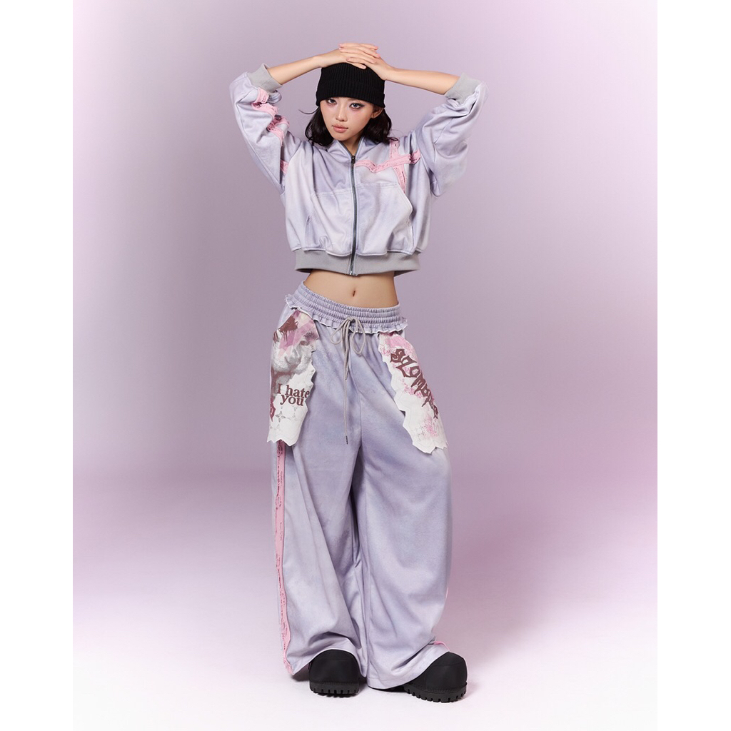 Áo khoác nỉ Szombies - Scratch jacket    Quần nỉ dài ống suông Szombies - Scratch pants