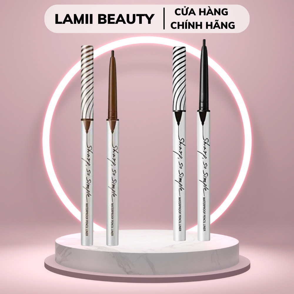 Kẻ mắt dạng chì CLIO Sharp so simple waterproof pecncil liner /  SUPER SLIM WATERPROOF EYELINER