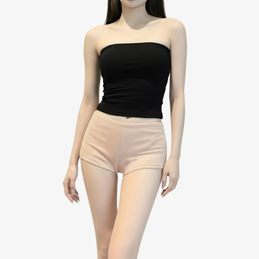 Quần Đùi Cạp Trễ Vải Lông Dáng Ngắn Ôm Style Cực Cháy By ChaBon CB31 | BigBuy360 - bigbuy360.vn