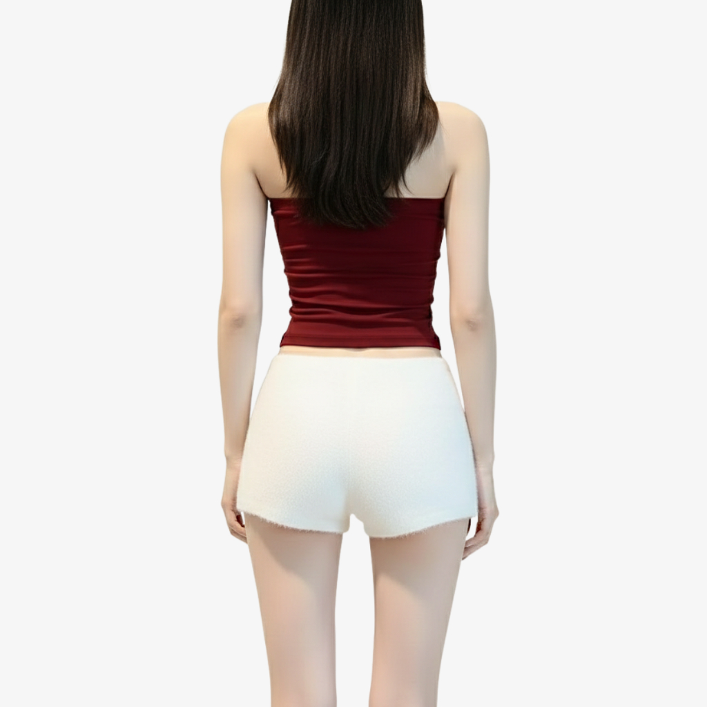 Quần Đùi Cạp Trễ Vải Lông Dáng Ngắn Ôm Style Cực Cháy By ChaBon CB31 | BigBuy360 - bigbuy360.vn