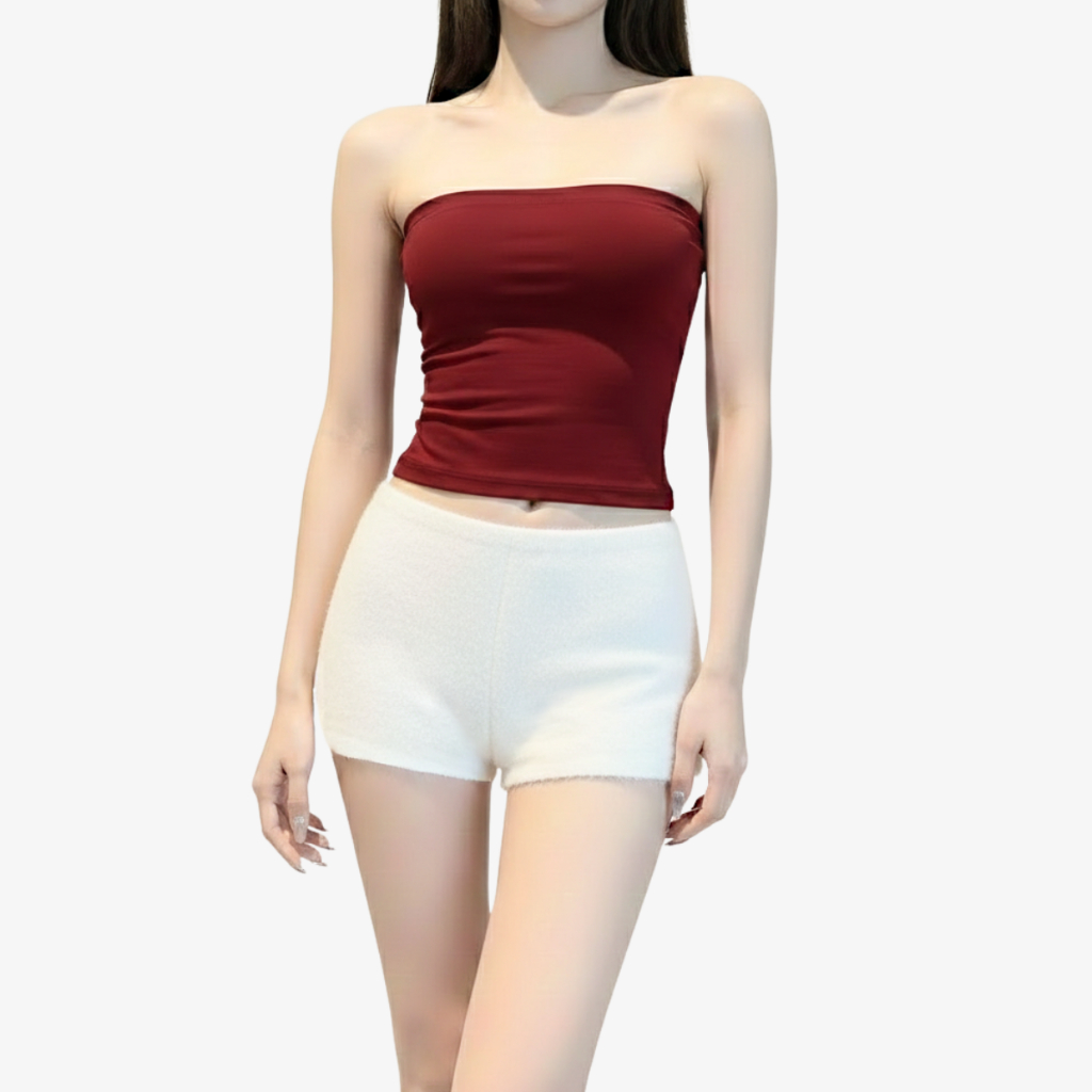 Quần Đùi Cạp Trễ Vải Lông Dáng Ngắn Ôm Style Cực Cháy By ChaBon CB31 | BigBuy360 - bigbuy360.vn