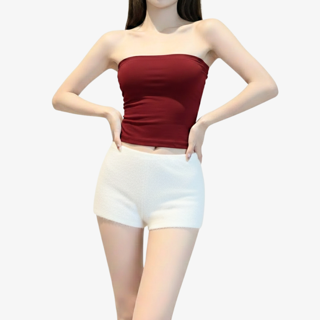 Quần Đùi Cạp Trễ Vải Lông Dáng Ngắn Ôm Style Cực Cháy By ChaBon CB31 | BigBuy360 - bigbuy360.vn