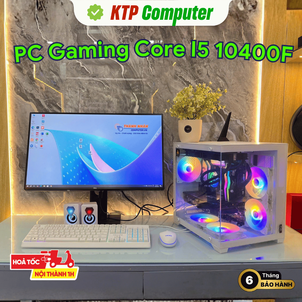 Combo PC Gaming Core I5 10400F (16Gb Ram - 512Gb SSD - VGA GTX 1660S 6GB) LikeNew - KTP Computer