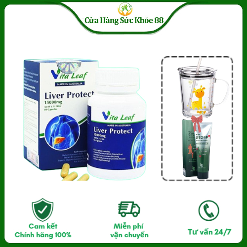 VIÊN UỐNG LIVER PROTECT - Làm Mát Gan Tăng Cường Chức Năng Gan - Hộp 60 Viên