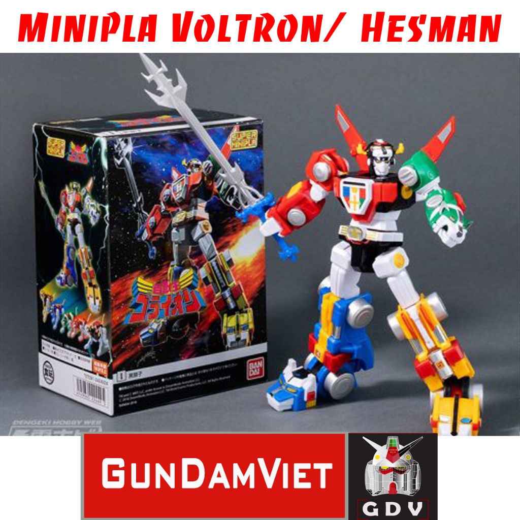 Mô hình Chính hãng Bandai MINIPLA Voltron / Golion/ Dũng sĩ HESMAN