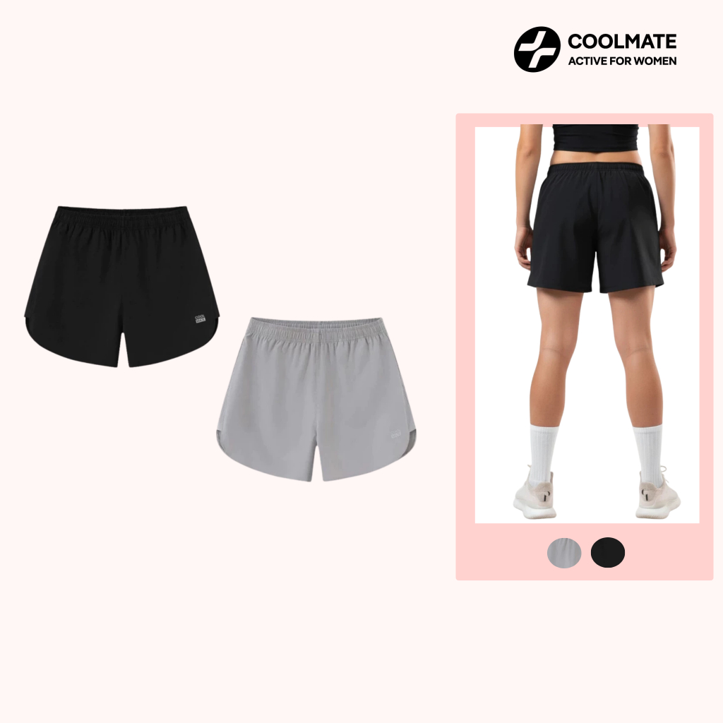 Combo 2 quần maxcool thể thao Unisex Nữ Nam thoáng khí - Coolmate Active For Women