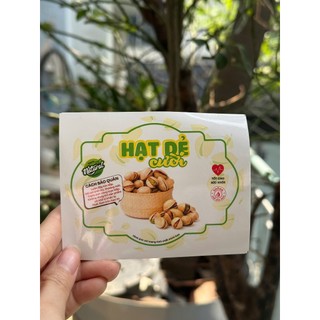55 tem lục giác 7x8cm - Hạt dẻ cười