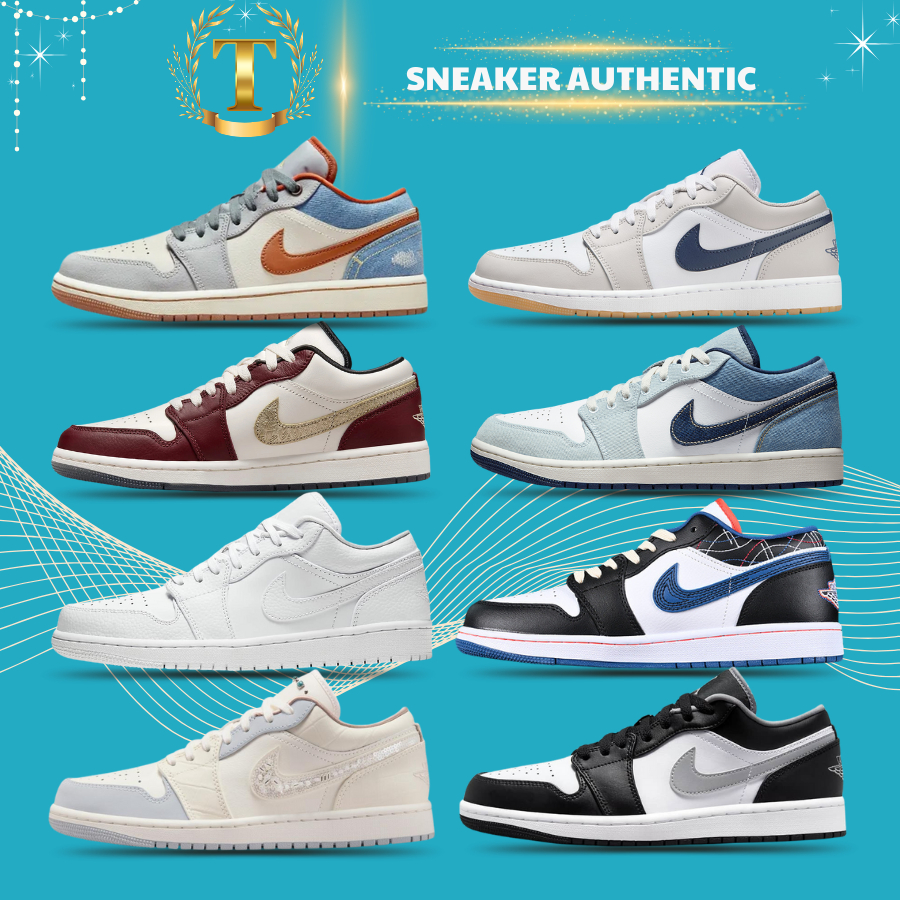 Giày JD1 Low (2) Full Đủ Các Mẫu Cổ Thấp Màu Cực Dễ Phối Đồ Full Box Full PK Bản Chuẩn