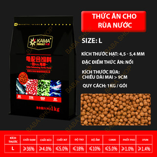 🐢 Cám Rùa Nước KAMA Đỏ & KAMA Xanh | Giàu Đạm – Vitamin – Khoáng Chất | Tăng Trưởng & Lên Màu