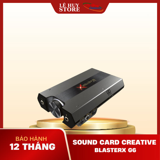 Sound Card Creative BlasterX G6 - Hàng Chính Hãng