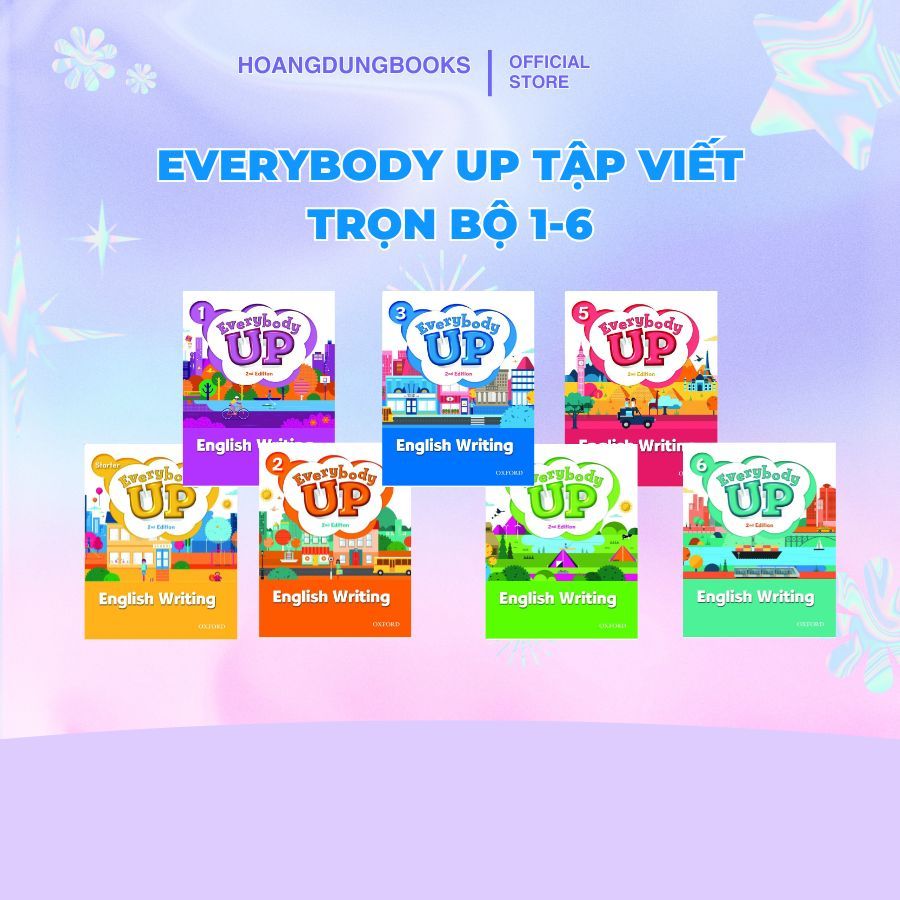 Everybody Up English Writing | Sách Tập Viết Tiếng Anh Cho Trẻ | Bổ Trợ Kỹ Năng Writing