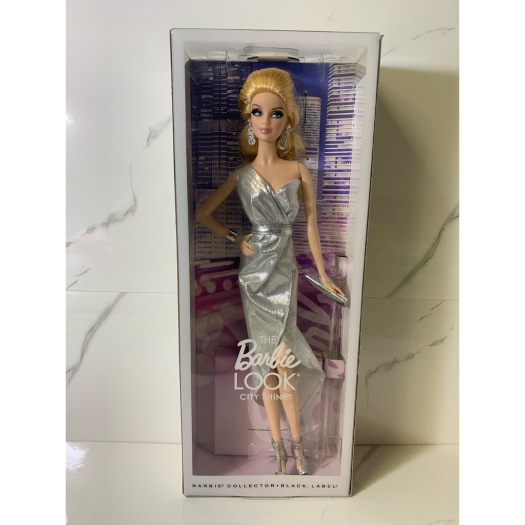 Barbie The Look City Shine Black Label – chính hãng Mattel, full box mới