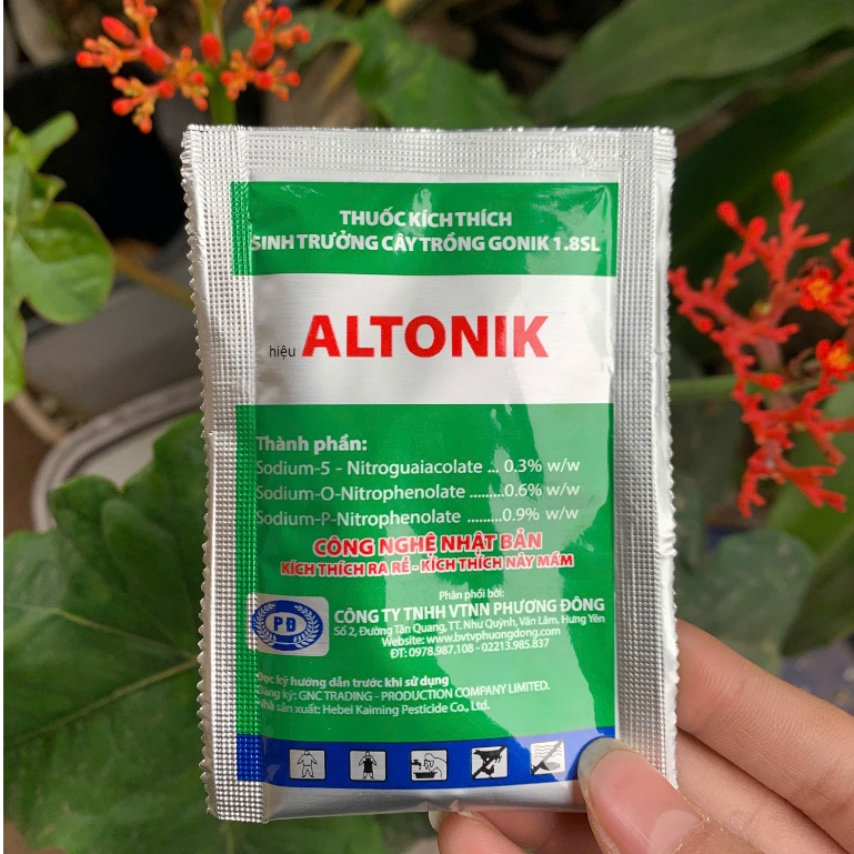 [ƯU ĐÃI GIÁ TỐT] Hộp 10 GÓI Kích Thích Sinh Trưởng Cực Mạnh Atonic (10ml/gói) - Kích Rễ, Nảy Mầm, Ra